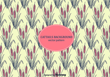 Cattails Background Vector - бесплатный vector #391669