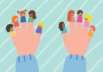 Finger Puppets - Free vector #391999