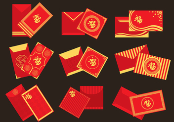 Red Packet Icons - бесплатный vector #392459