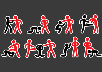 Bullying Icons - Kostenloses vector #392839