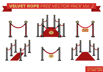 Velvet Rope Free Vector Pack Vol. 2 - vector #393569 gratis