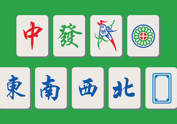 Mahjong Vector - бесплатный vector #394079