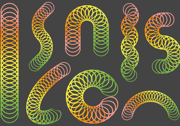 Free Slinky Icons Vector - vector gratuit #394479 