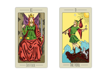 Free Tarot Playing Cards - Kostenloses vector #395439