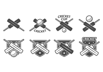 Free Cricket Vector Badge - бесплатный vector #395869