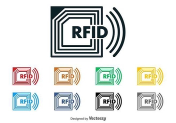 RFID Chip Vector Logo - бесплатный vector #397039