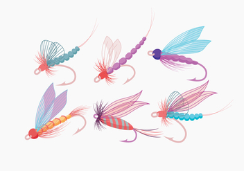 Fly Fishing Vector - Free vector #397309