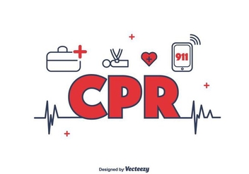 CPR Icons Vector - Free vector #397319