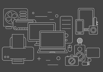 Technology Vector Elements - Free vector #397889