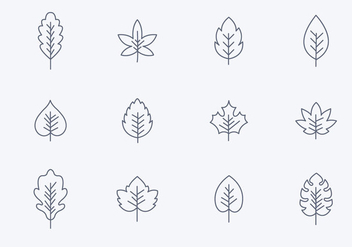 Free Simple Hojas Icons - Free vector #398589