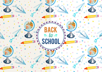 Free Vector Back To School Illustration - Free vector #399449