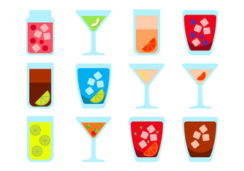 Free Alcoholic Drink Icon Vector - Free vector #399699