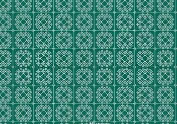 Green Keffiyeh Pattern - Kostenloses vector #400359