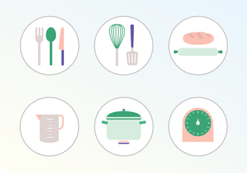 Cooking Vector Icons - vector gratuit #400599 