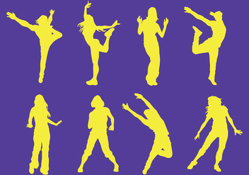 Free Zumba Icons Vector - Free vector #400659