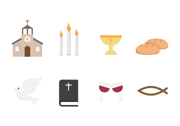 Free Communion Vector Icons - Free vector #401739