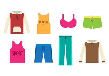 Free Tracksuit Sports Wear Vector - Kostenloses vector #401789