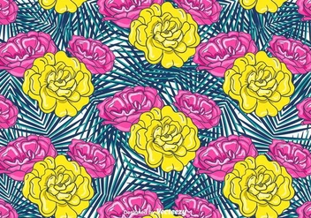Colorful Flowers Background - vector gratuit #401909 