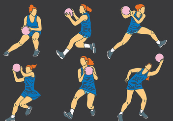 Free Netball Icons Vector - Free vector #402469