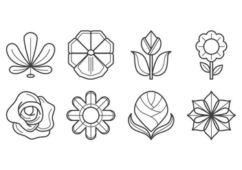 Free Flower Icon Vector - Free vector #403369