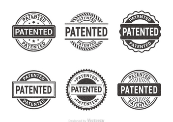 Free Patented Vector Rubber Stamps - бесплатный vector #403709