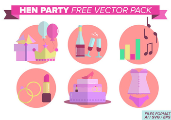 Hen Party Free Vector Pack - бесплатный vector #404389