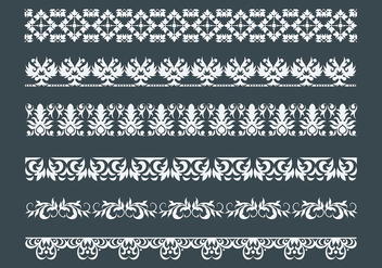 Free Lace Trim Icons Vector - vector #405979 gratis