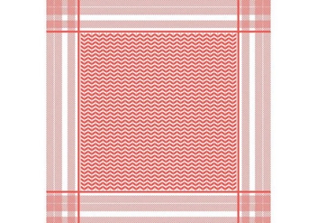 Keffiyeh Red Seamless Pattern - vector #407069 gratis