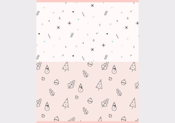 Christmas Vector Pattern - Free vector #407119