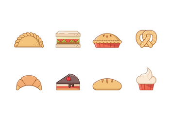 Free Bakery Icons - бесплатный vector #407799
