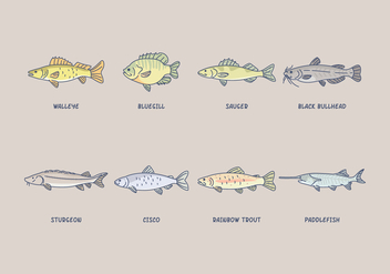 Free Freshwater Fish Vector - Free vector #408279