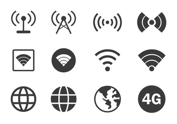 Internet Connection Icon - Free vector #410159