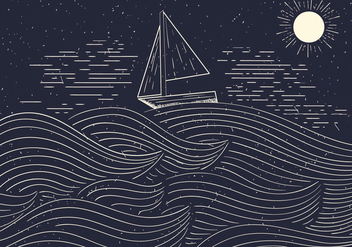 Free Detailed Vector Illustration Of The Sea - vector gratuit #412569 