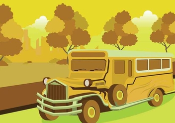 Free Jeepney Illustration - vector gratuit #414279 