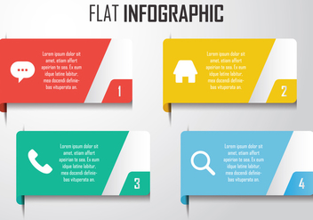 Modern Infographic Elements - Free vector #414429