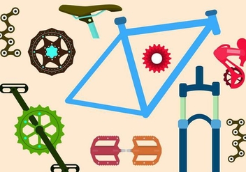 Free Bicicleta Vector - бесплатный vector #414779