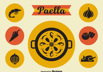 Free Paella Vector Icons - vector gratuit #414799 