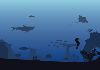 Free Seabed Illustration - Kostenloses vector #414879