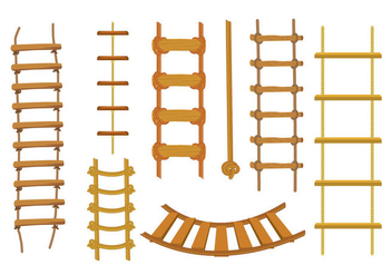 Free Rope Ladder Vector - Free vector #415009