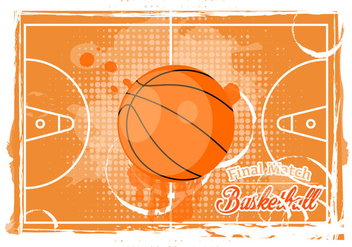 Basketball Texture Background - vector gratuit #415339 