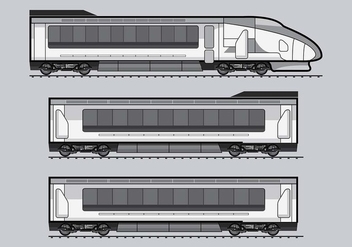 TGV Train Vector - бесплатный vector #415749