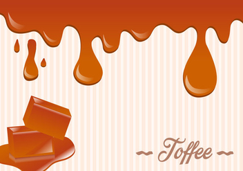 Toffee Melting Background - vector #416049 gratis