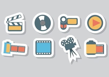 Free Photo and Video Icons Vector - vector gratuit #416859 