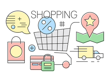 Free Shopping Icons - vector gratuit #417059 