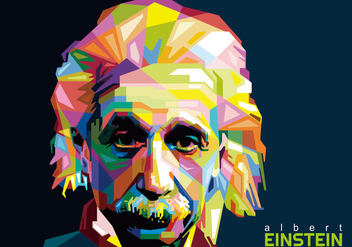 Albert Einstein WPAP - vector gratuit #417539 