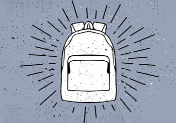 Free Hand Drawn Travel Bag Vector Background - бесплатный vector #418679