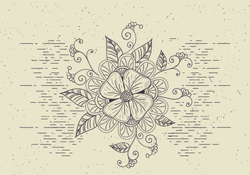 Free Vector Flower Illutration - Free vector #418859
