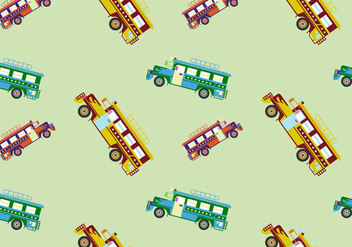 Free Jeepney Vector Illustration - vector gratuit #418899 