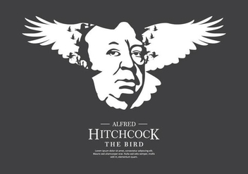Hitchcock Bird Background - vector gratuit #420169 