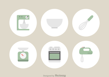 Free Kitchen Utensils Vector Icons - Free vector #420389